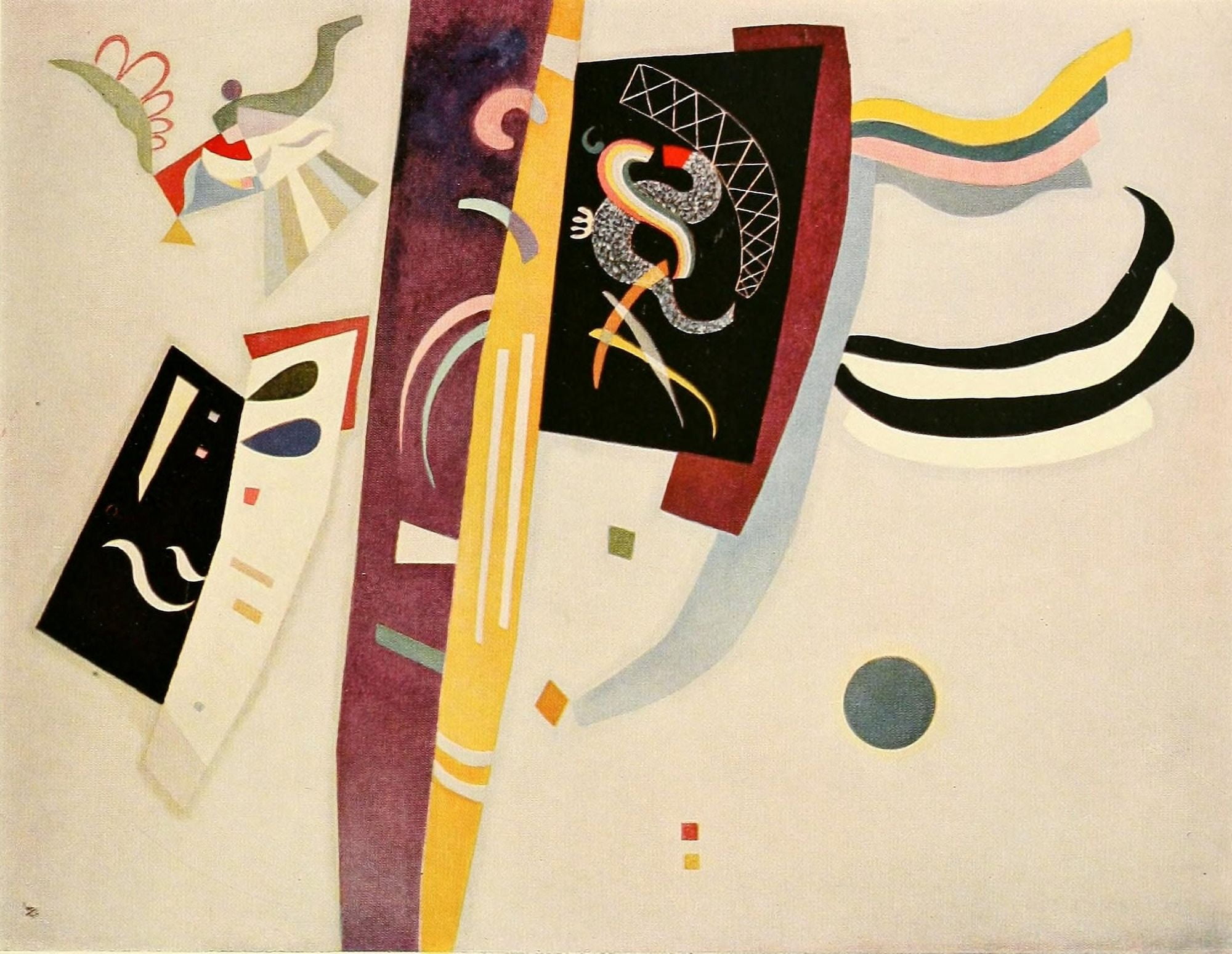 Violet-Orange 622 1935 Canvas Art - Wassily Kandinsky (18 x 24)