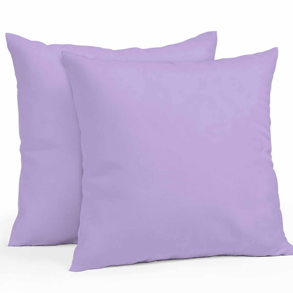 Violet Purple Throw Pillow Covers 20x20 Inch Set of 2, Farmhouse Solid Purple Color Modern Art Waterproof Outdoor Pillow Covers, Decorative Cushion Pillowcases for Couch, Sofa, Bed, Garden, Patio