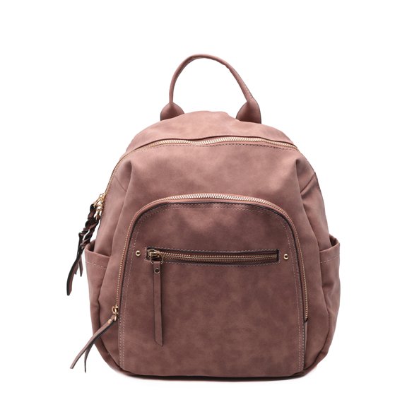 Violet Ray Women's Handbag Nova Slouchy Backpack Cinnamon