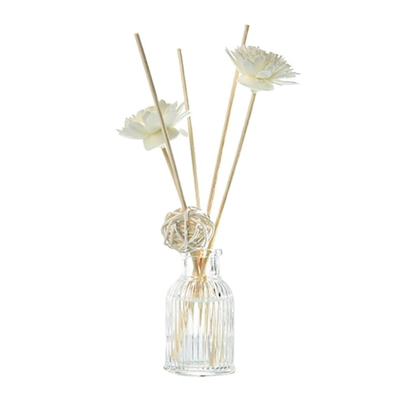 Violet Reed Reed Diffuser Set - Longfine Scented Oil with Wooden Sticks, 50ml Glass Bottle Home Fragrance -LAILLSH