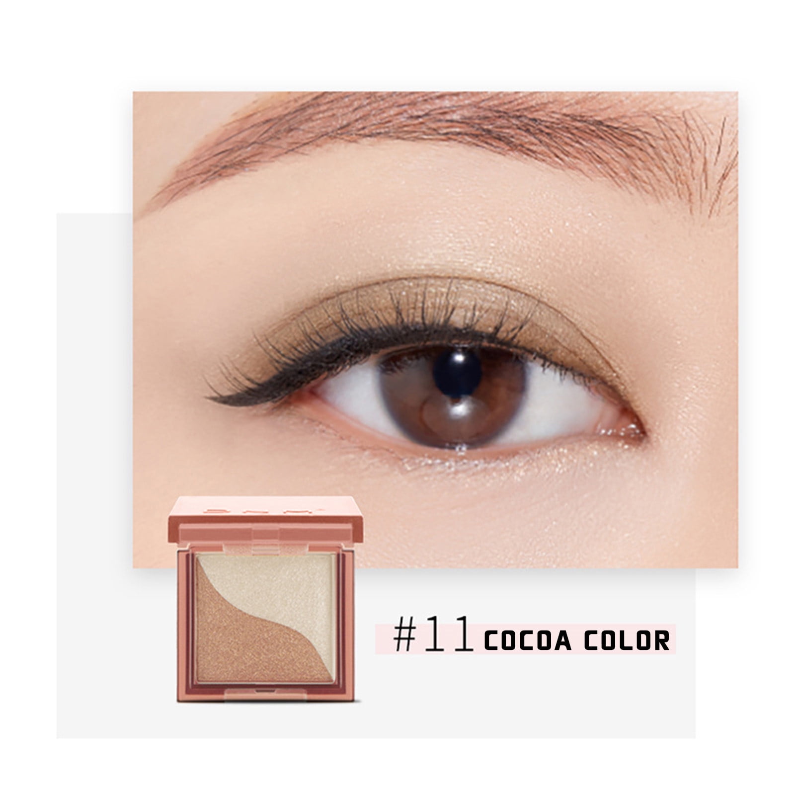 Violet Rose Gold Purple Pink Dark Brown Color Eyeshadow Palette Makeup