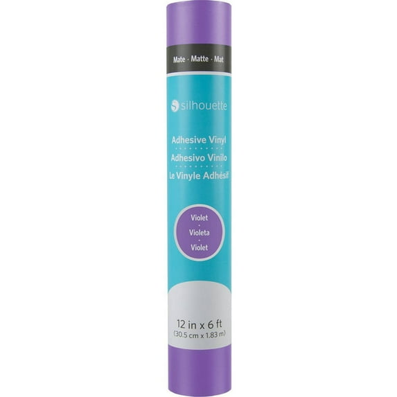 Silhouette Matte Removable Vinyl 12"X6'-Violet