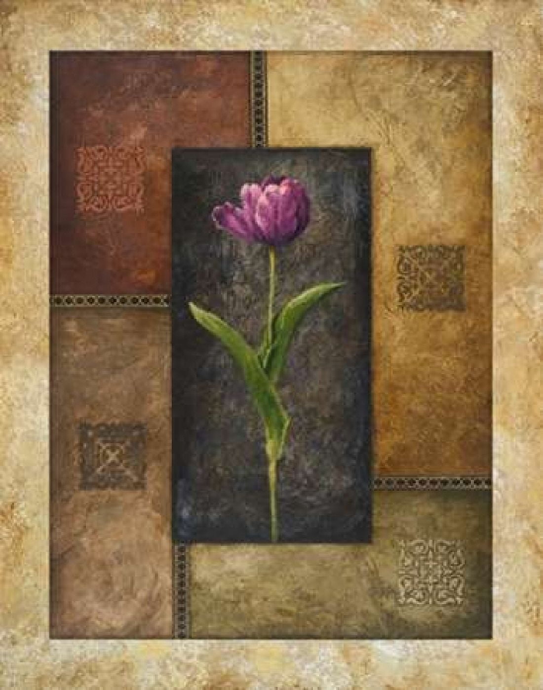 Violet Tulip Canvas Art - Michael Marcon (22 x 28)
