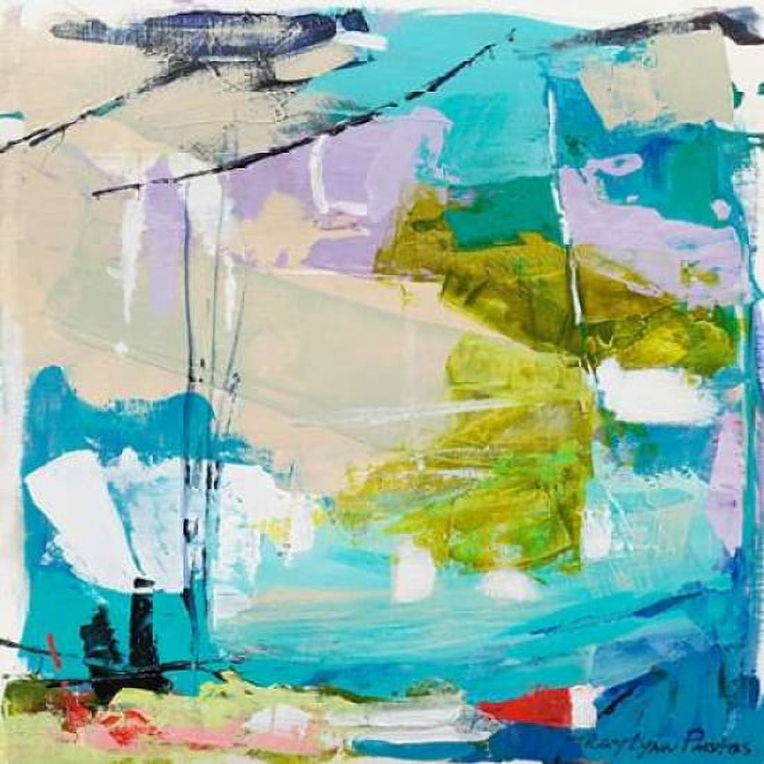 Violet Vigor II Canvas Art - Tracy Lynn Pristas (24 x 24)