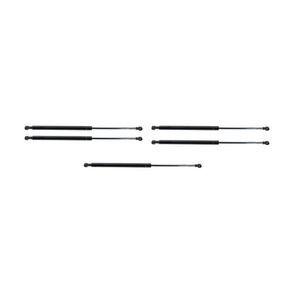 VioletLisa 5 Pieces - Hood Lift Support Left Driver Right Passenger Side Gas Charged for Lexus for IS F 2008-2013 for IS250 2006-2015 for IS300 2005 for IS350 2006-2015