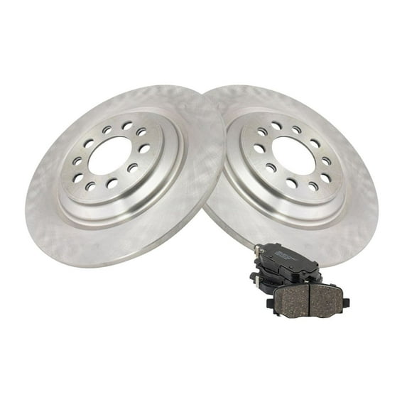 VioletLisa Rear Posi Ceramic Disc Brake Pads & Rotor Kit 5 Lug-Wheel Lug Count for Jeep for Cherokee 2.4L/3.2L 2014-2018 4077397623