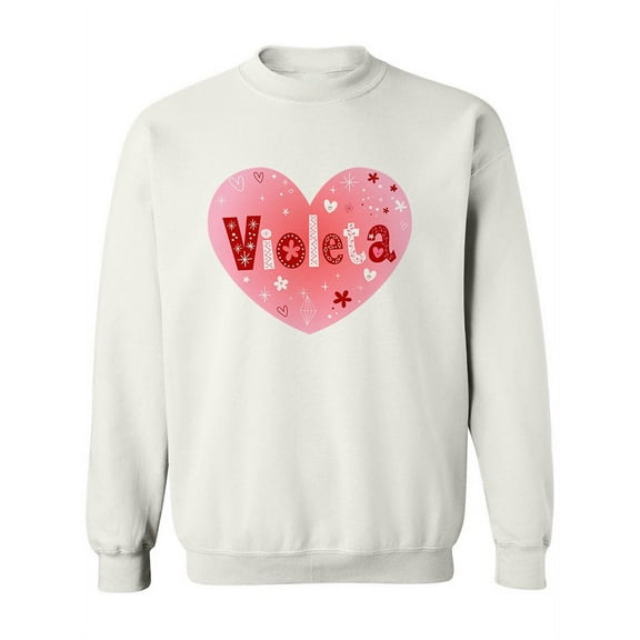 Violeta Name Sweatshirt Women -Image by Shutterstock, Female 3X-Large