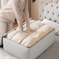 thumbnail image 1 of Violete Extra Large Storage Bag with Reinforced Handles | Heavy Duty Cotton Tote for Clothes, Blankets, Bedding | Thickened Double Zipper, Collapsible Space Saving Organizer for Moving, Travel,, 1 of 9