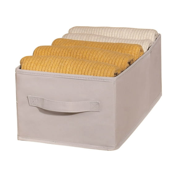 Violete Foldable Closet Clothes Organizer Box with Compartments | Fabric Drawer Type Storage Frame for Pants, Shirts, Accessories | Space-Saving, Easy Assembly & Disassembly, Durable Material | Home