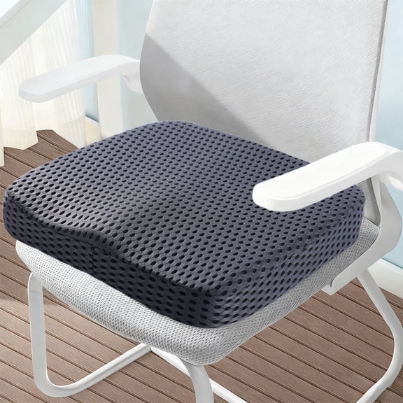 Violete Memory foam universal seat cushion, polyester, multiple colors, 15.75 x 15.75 x 2.17 in, non-slip office chair and car seat cushion for all-season comfort