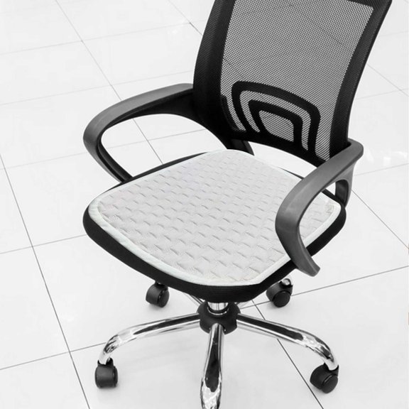 Violete Plush Warm Chair Cushion, Thick Sponge Seat Pad with Non Slip Bottom, Removable Washable Cover, Soft Winter Office and Dining Stool Cushion, 1 Pack