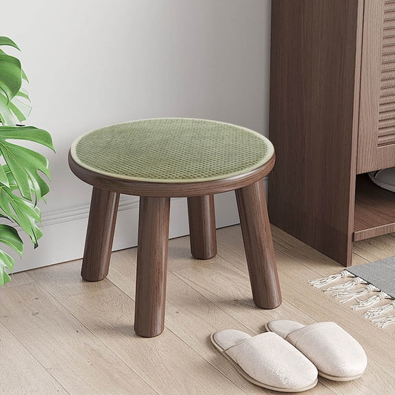 Violete Round Thickened Chair Cushion, 30 cm Soft Seat Pad with Straps for Balcony and Bedroom Chairs, Comfortable All-Season Seating Pillow