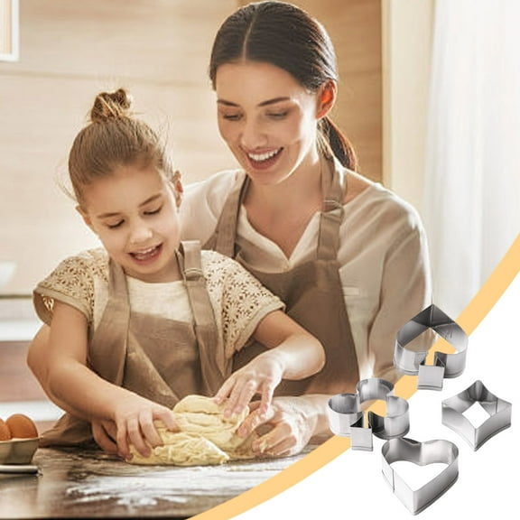 Violete Stainless Steel Cake Baking Pan, White Nonstick Alloy Cake Mold, 6.3 x 5.51 x 1.97 in, Rectangular DIY Cake Baking Shape, Easy Release and Cleaning