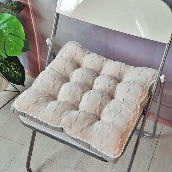 Violete Winter Insulation Seat Cushion Polyester 40 x 40 cm, Thick Lazy Back and Butt Pillow for Bedroom or Living Room, Soft Breathable Support, 1 Piece, Assorted Colors