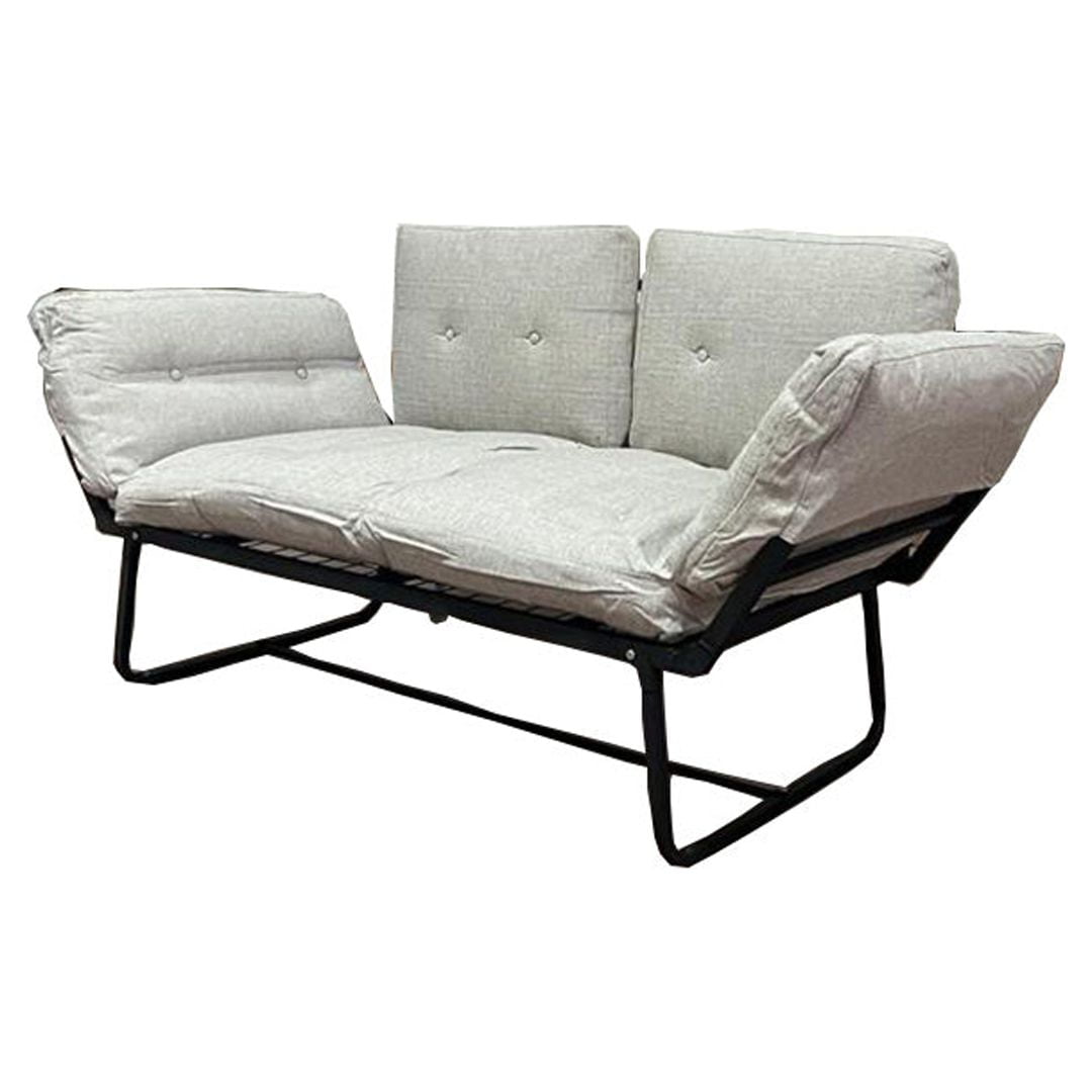 Violette Metal Frame Futon Love Seat