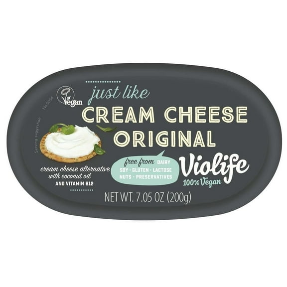Violife 100 Percent Vegan Just like Original Cream Cheese, 7.05 Ounce -- 8 per Case