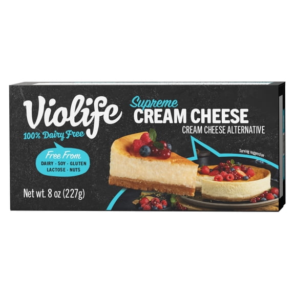 Violife Just Like Cream Cheese, Dairy-Free Vegan Block 8 oz (Refrigerated)