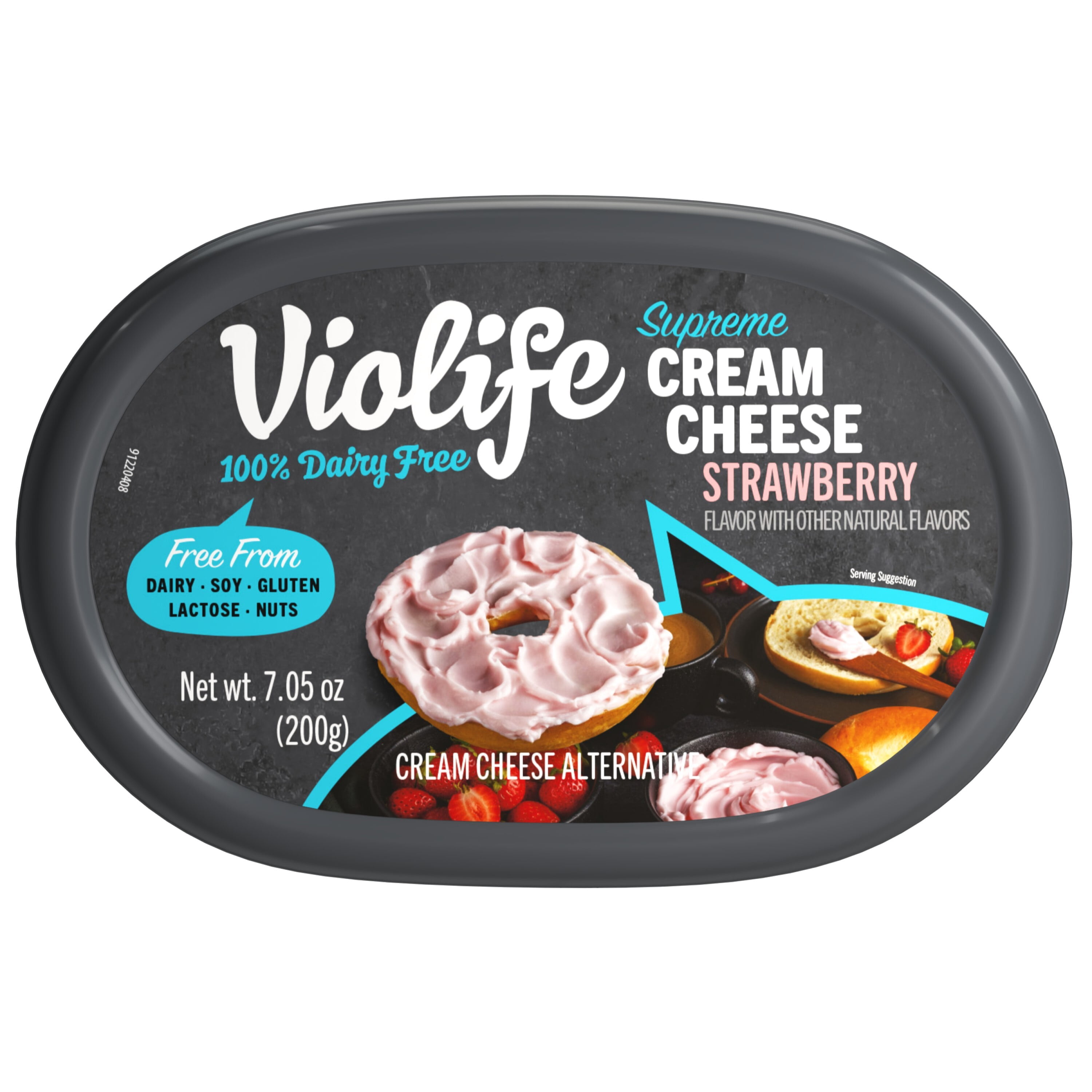 Violife Just like Cream Cheese, Dairy-Free Strawberry Cream Cheese