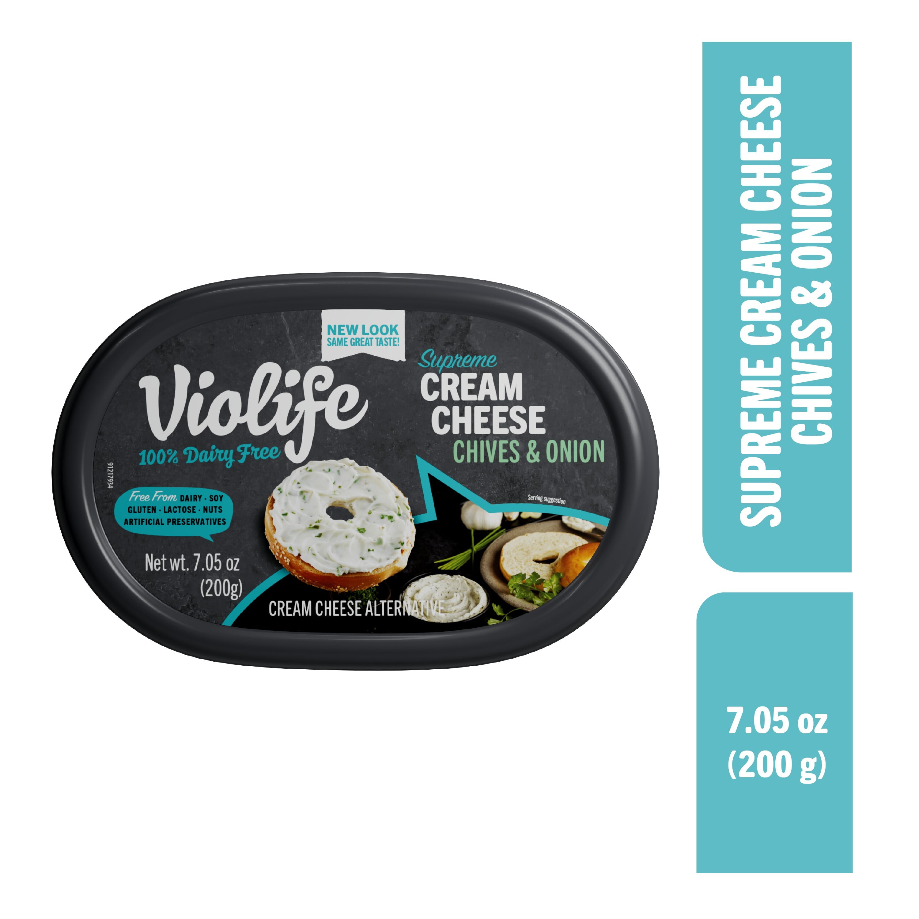 Violife Just like Cream Cheese - with Chives, Dairy-Free Vegan