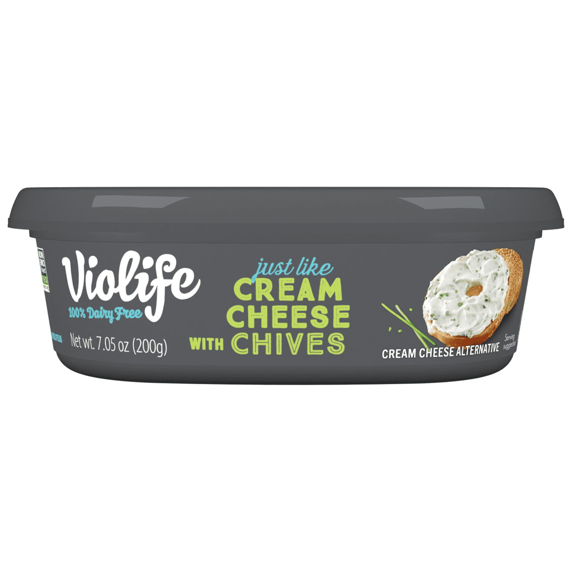 Violife Just like Cream Cheese with Chives, Dairy Free Vegan, 7.05 oz