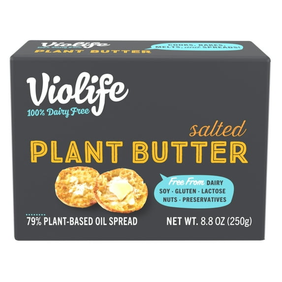 Violife 100% Vegan Salted Plant Butter, 8.8 oz Brick