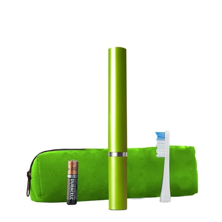 Violife Slim Sonic Toothbrush With Traveler Case (Lime/Lime, One size)