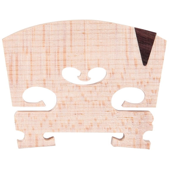 Violin Bridge 4/4: Finer Grade Solid Maple Violin Bridge, Pre-Cut & Pre-Fitted to Fit Most 4/4 Violins,1 x Violin Bridge 4/4,wood color