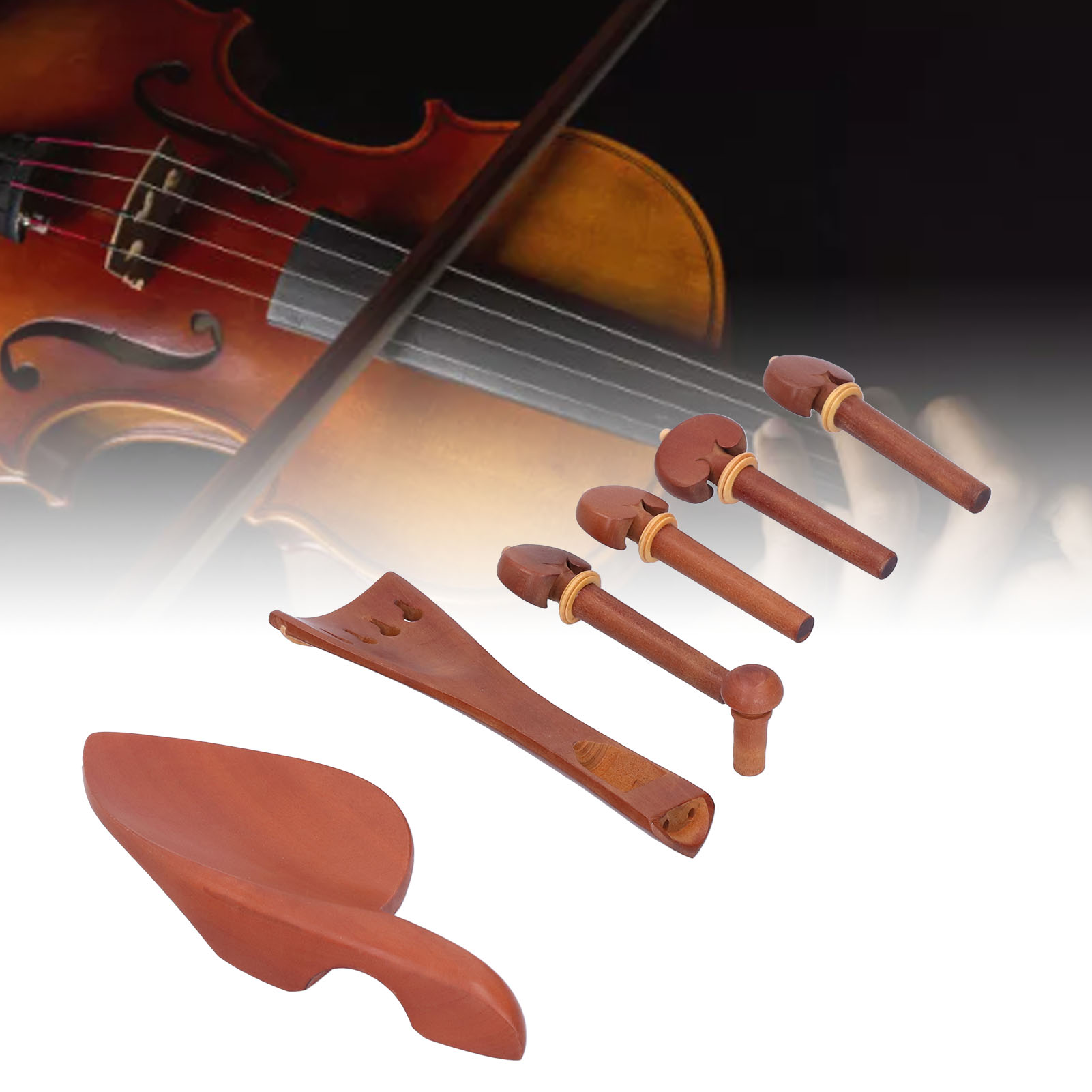 Violin Chin Rest Part, Violin Chin Rest Set Jujube Wood Exquisite