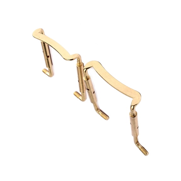 CHICHUMID Chin Rest for Violin Fittings Metal Golden 2Pcs