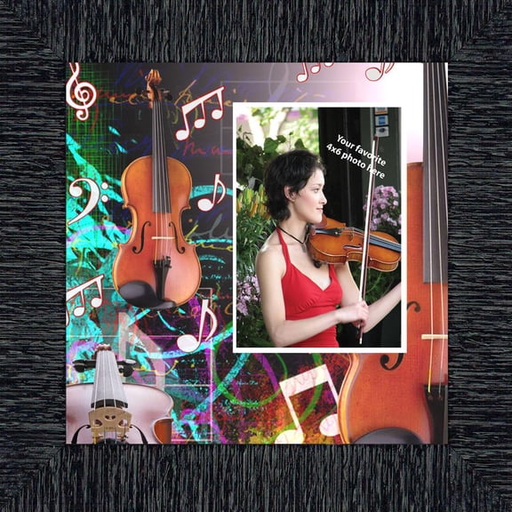 Violin, Concert Band Personalized Picture Frame, 10X10 3518