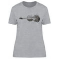 thumbnail image 1 of Violin Drawing T-Shirt Women -Image by Shutterstock, Female XX-Large, 1 of 2