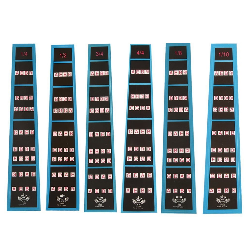 Violin Fret Sticker Fingerboard Stickers Guide Finger Markers Chart