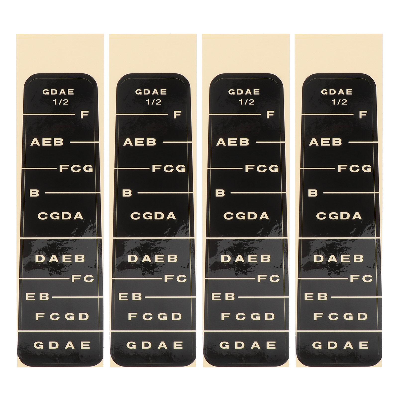 Violin Fretboard Note Sticker Learning Stickers Sticker Finger Trainer