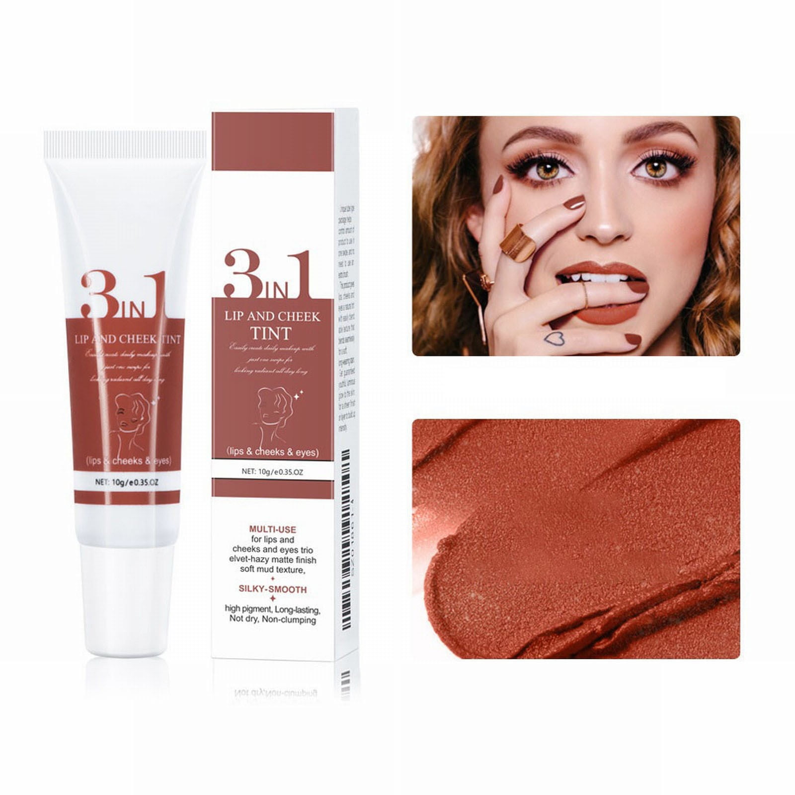 Violin Lipstick Buckle Lipstick Plumping Lip Stain Long Stay Lipstick