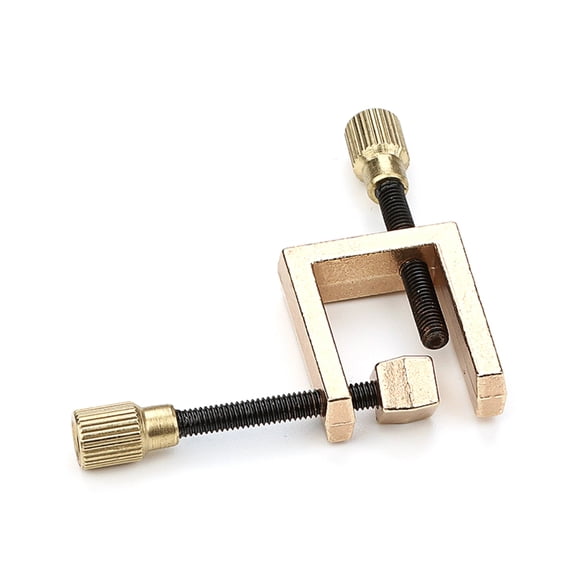 Violin Making Tool Edges Clamp Repair Clip Violin Spool Clamps Brass Square Clip Cracks Repair Tools for Violin
