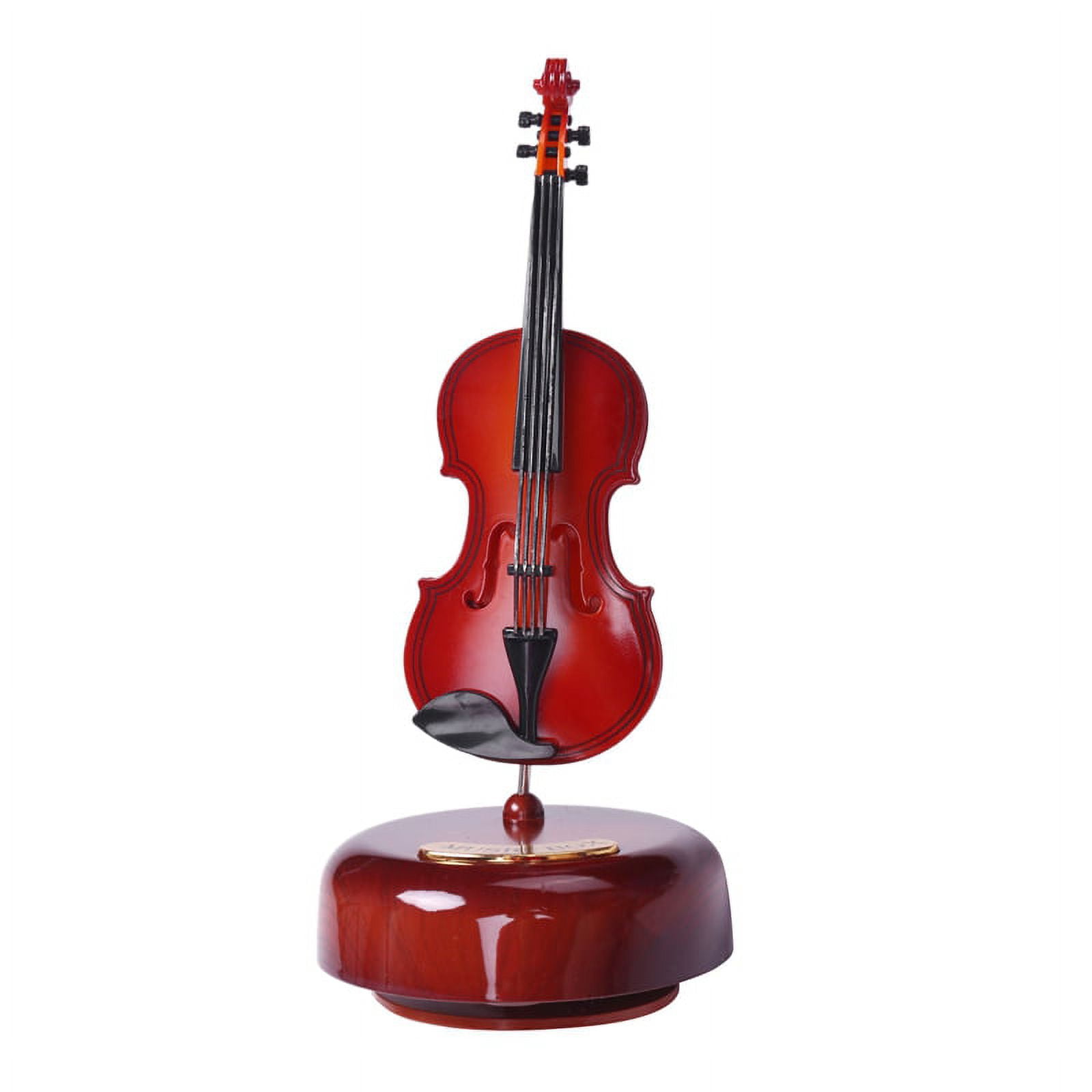 Violin Music Box, Rotating Musical Base, Classical Music Box Instrument, Boys Girls Birthday