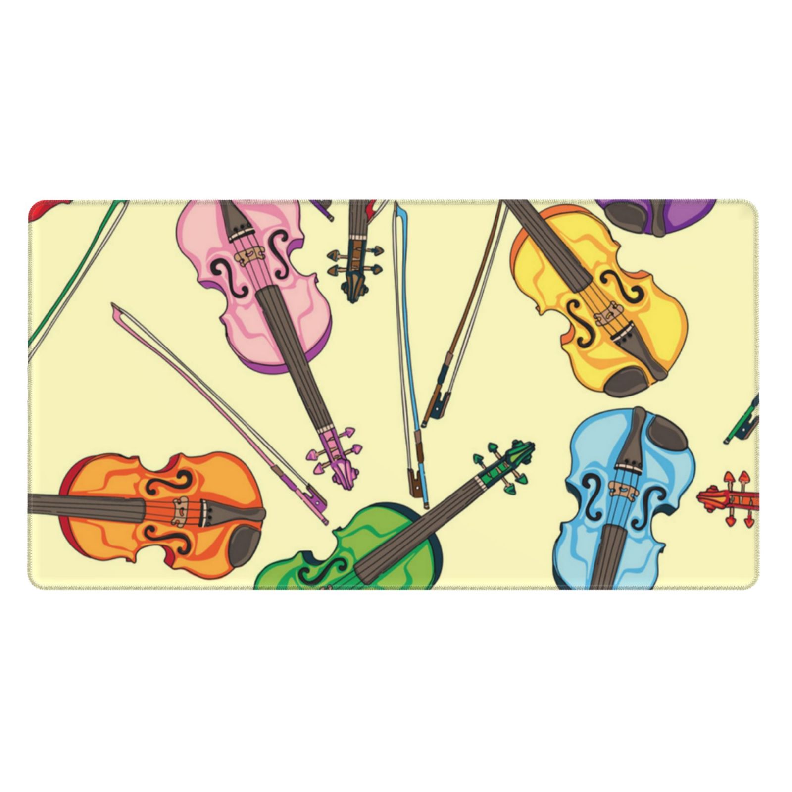 Violin Music Note Mousepad Large Mouse Pad Desk Pad Computer Keyboard