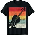 thumbnail image 1 of Violin Musical Instrument Retro T-Shirt, 1 of 4