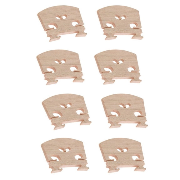 Violin Parts Violin-Bridge-4/4 Maple Bridge Violin Parts, 8 Piece