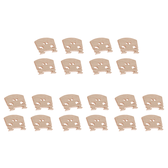 Violin Parts Violin-Bridge-5pc-4/4 Maple Bridge Violin Parts, 20 Piece