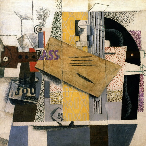 Violin-Picasso - CANVAS or PRINT WALL ART