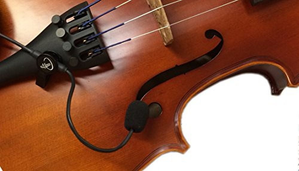 Violin Pickup with Flexible Micro-Gooseneck The Feather by Myers Pickups