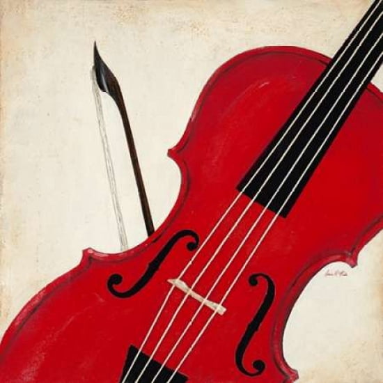 Violin Play Canvas Art - Arnie Fisk (24 x 24)