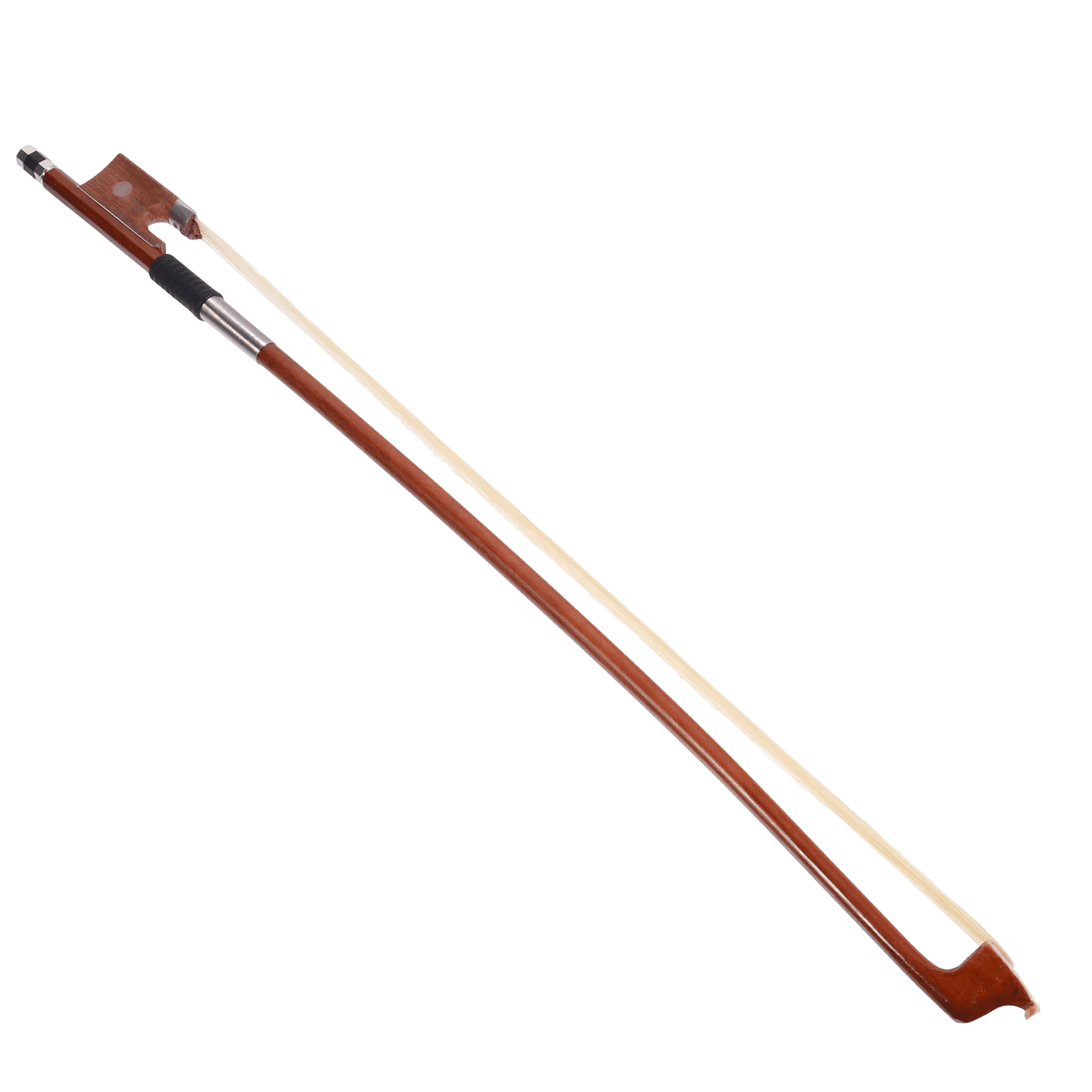 Violin Practice Bow Guitar Small Brazilwood with Horse Hair Red Sandalwood Instrument Accessory 2 /10