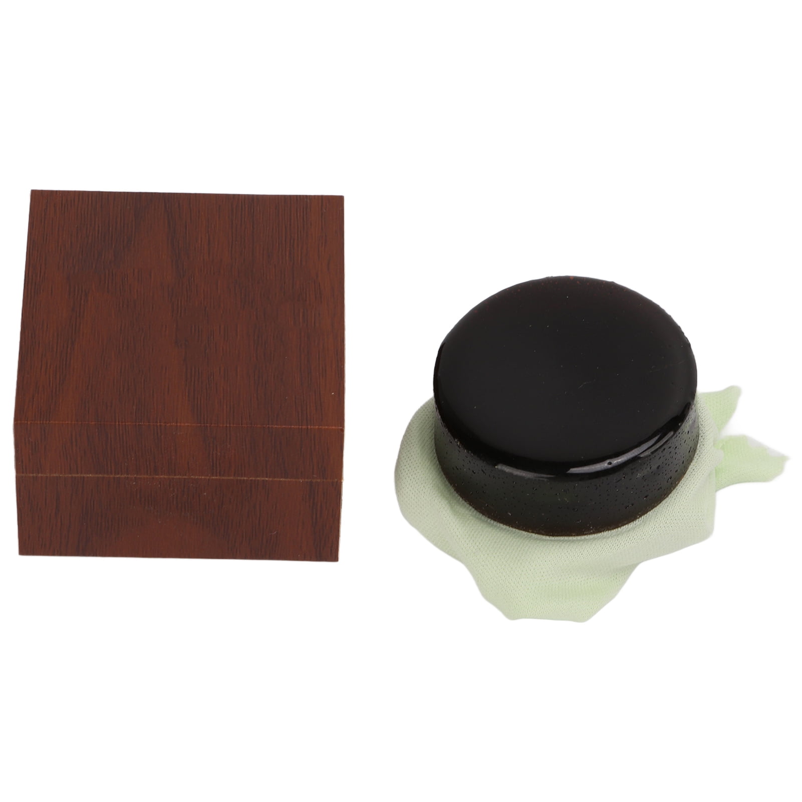 Violin Rosin Dark Low Dust Composite Wood Rosins with Storage Case for Cello Erhu