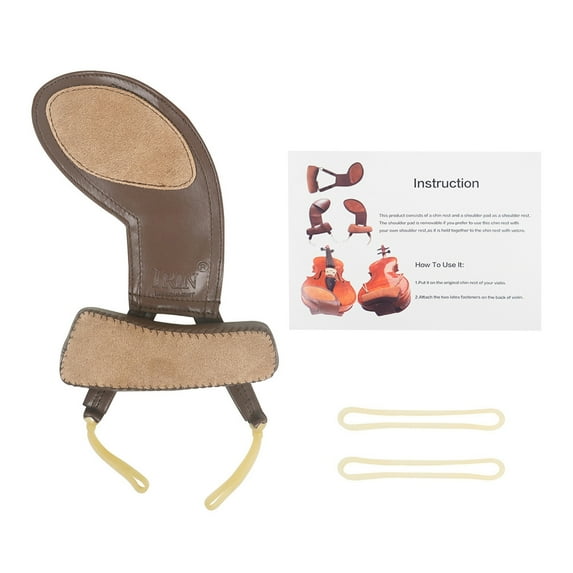 Violin Shoulder Chinrest Pad Replacement Sheepskin Soft Violin Shoulder Chin Rest Pad Soft Cover Protector