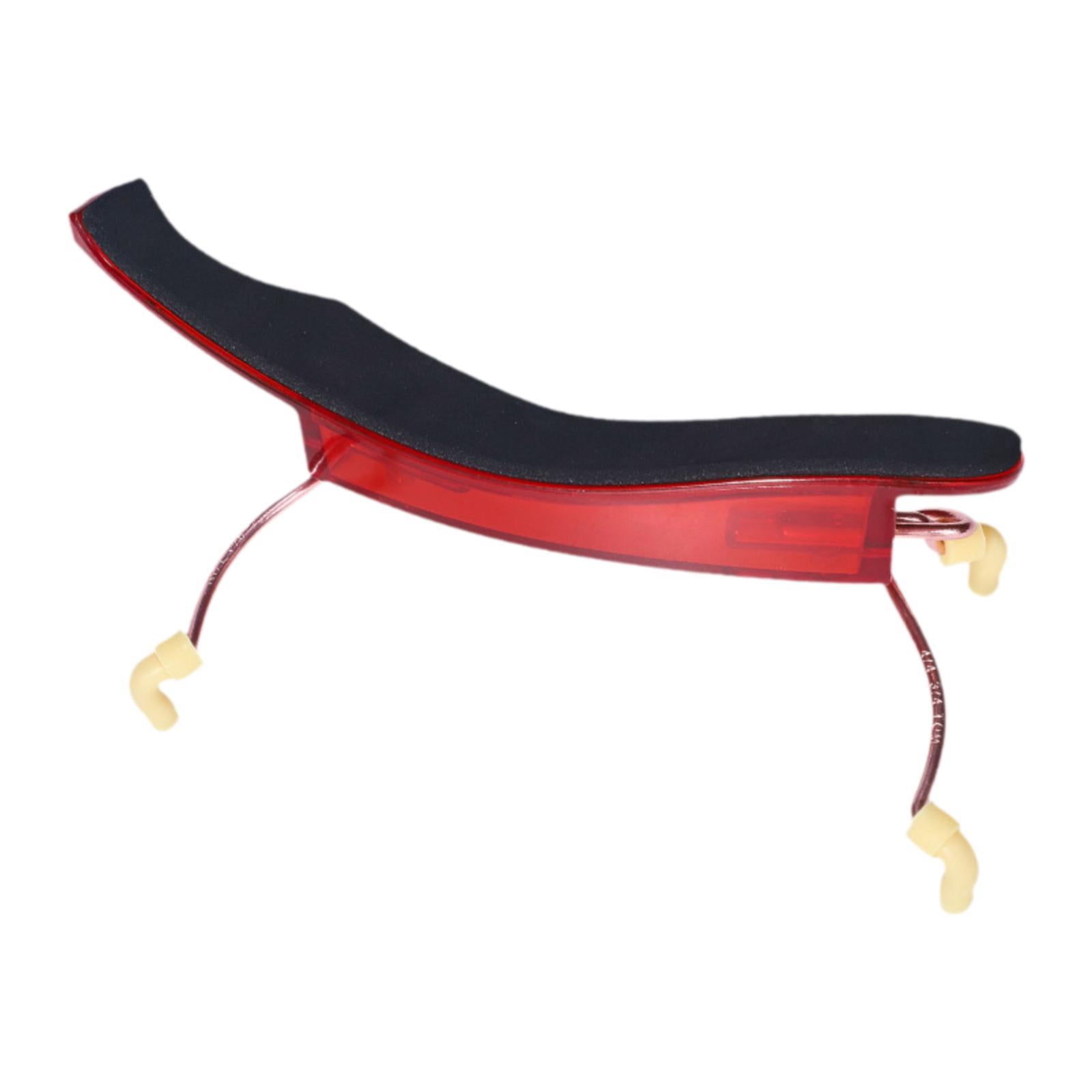 Violin Shoulder Rest Support Cushion Chin Rest Soft Silicone Non Slip Adjustable for Kids Adults Practice