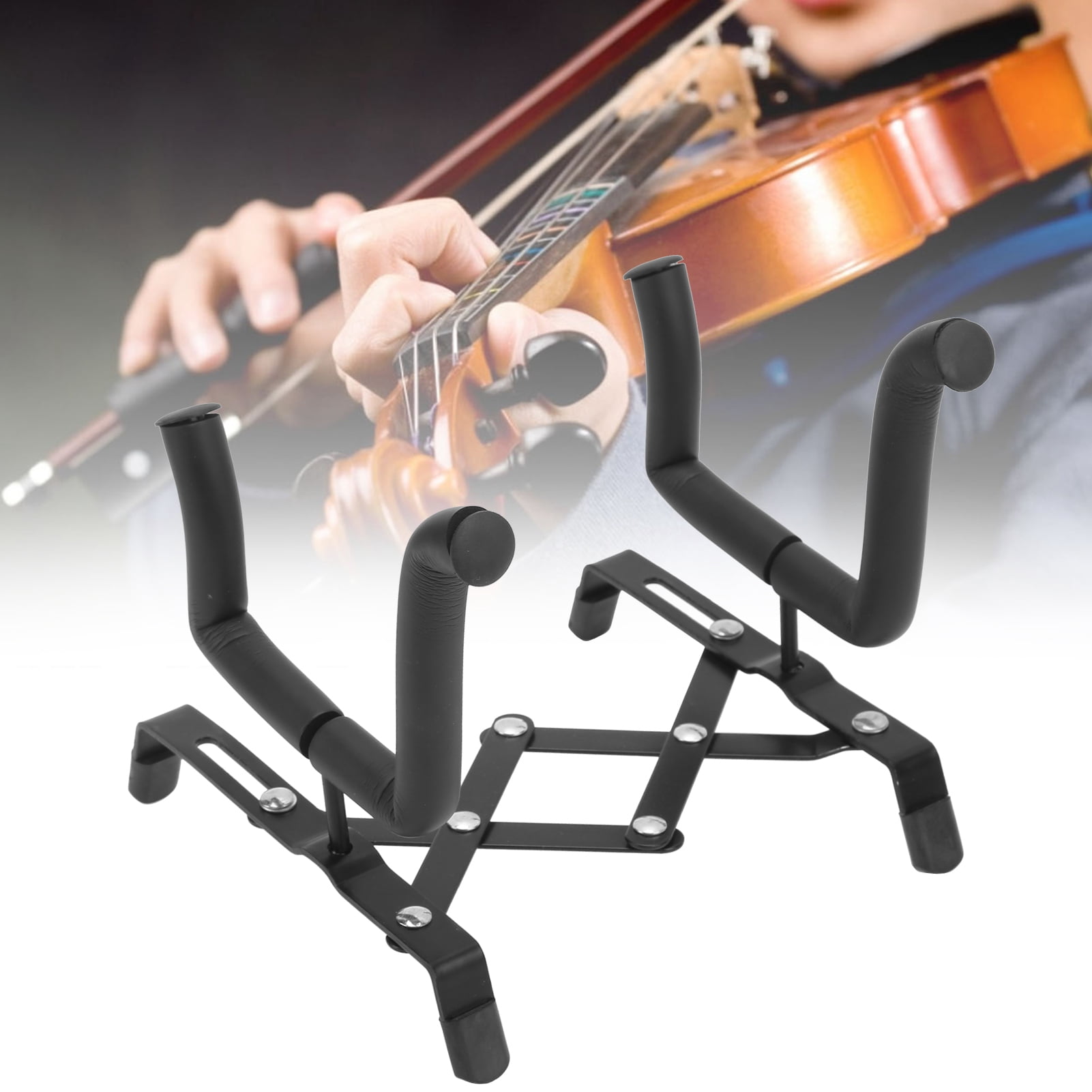 Violin Stand Holder, Foldable Design Violin Rack For Beginner For