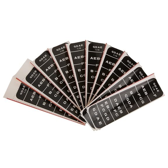 Violin Sticker Black Blue Fingerboard Guide Beginners Musical Instrument AccessoriesBC04 1/8 Black