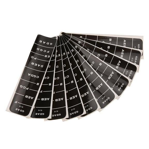 Violin Sticker Black Blue Fingerboard Guide Beginners Musical Instrument Accessories